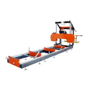 Wood Log Portable Bandsaw Sawmill with Gasoline Engine with CE