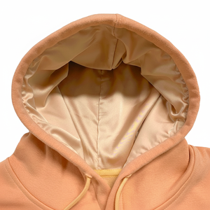 Venta caliente Unisex Satén Forrado Bordado Parches Sudadera con capucha Jersey de los hombres con personalizado a juego Sudaderas con capucha para el invierno Liso teñido - Product Image 1