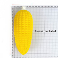 Jouet Squishy Maïs Extra Large 30cm, Rempli de Farine, à Rebond Lent, Anti-Stress, Cadeau Fidget, Boîte Mystère, Jouets Nouveauté, Vente en Gros