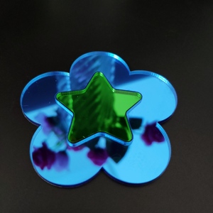 Láminas de Espejo Acrílico de Color Autoadhesivas de 8x8 Pulgadas, Ecológicas, Irrompibles, sin Marco, Decorativas para el Hogar, DIY - Product Image 3