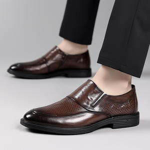 Nouvelles Chaussures d'été 2026 pour Hommes – Style Britannique, Affaires, en Cuir Évidé, Tendance, Toutes Saisons, Bout Pointu, Décontractées - Product Image 2
