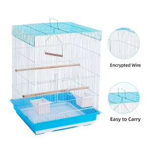 Jaula Grande de Hierro Forjado para Pájaros, Forma de Casa, <span class=keywords><strong>Aviario</strong></span> Profesional para Cría, Venta al Por Mayor - Product Image 4