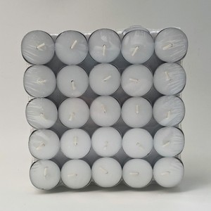 Bougies chauffe-plat en paraffine blanche non parfumées, durée de combustion de 2,5 heures, paquet de 100 pièces/sac, pour événements courts et décoration intérieure - Product Image 2