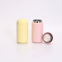 Thermos isotherme portable créatif anti-fuite de 400 ml en acier inoxydable à double paroi avec filtre