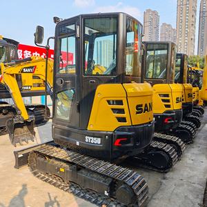 Excavatrice sur chenilles SANY 35U neuve d'origine, une marque chinoise réputée. Mini-excavatrice SANY de 3,5 tonnes en stock, vente à prix réduit, epa - Product Image 4