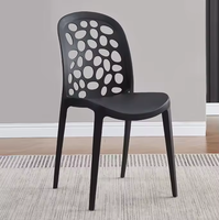 Chaise de salle à manger en plastique PP moulé empilable multicolore OEM ODM pour restaurant, banquet, hôtel, maison, certifiée CE, marque Shining