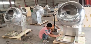Nouvelle machine à enrober le sucre de qualité commerciale, fabriquée en Chine - Product Image 4