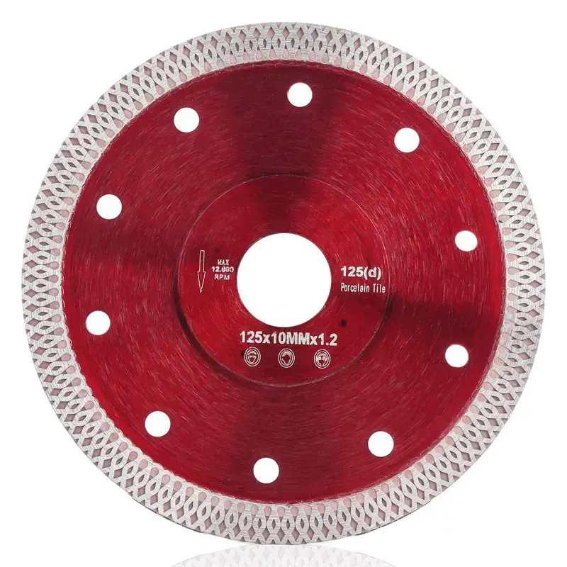 Super Thin Hot Pressed Diamond Cutting Disc Turbo Blade For Porcelain Ceramic Tile Cutting Disc for granite stone cutter