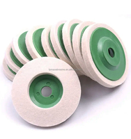 Disque abrasif en feutre 100% laine pour métal et bois, trou de 10 mm, 3 pouces, pour meuleuse d'angle, support OEM/ODM/OBM, prix de gros, décapage de rouille métallique, travail du bois