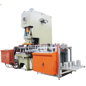 Fully automatic disposable aluminum foil food container thermal making machine