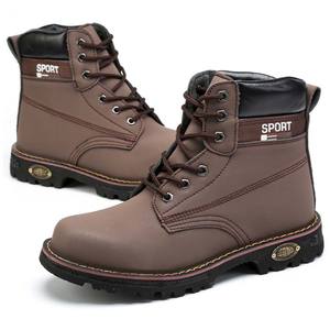 Nieuwe DUNGU Model 1706 Hoge Kwaliteit Echt Lederen Stalen Teen Werklaarzen Fabriek Winter voor Heren Dames - Product Image 4