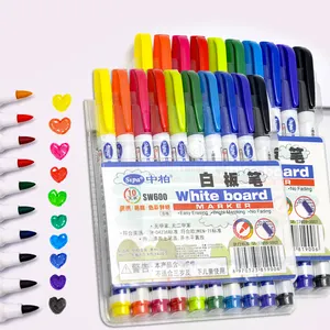Sipa SW600厂家直销彩色艺术记号笔套装干擦白板记号笔