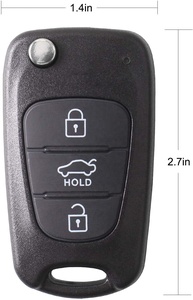 <span class=keywords><strong>Coque</strong></span> de clé à distance en aluminium et ABS noir pour Rio Rondo Soul Sportage pour I20 I30 I35 <span class=keywords><strong>IX20</strong></span> IX35 en gros - Product Image 5