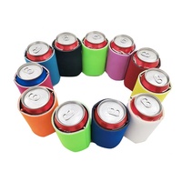 Funda Aislante de Neopreno con Logotipo Personalizado para Latas y Botellas de Cerveza, Impermeable, Plegable, OEM/Venta al Por Mayor Disponible