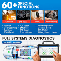 Escáner OBD2 LAUNVH X431 PAD VII ELITE, Lector de Códigos para Todos los Autos, Herramientas de Programación de ECU, Herramienta de Diagnóstico Automotriz, Función de Diagnóstico