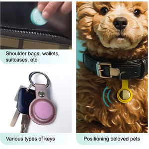 Localizador de rastreador GPS de Dispositivo inteligente IOS para bolsas de llaves, equipaje de mascotas, buscador de niños con alarma, rastreador de aire inteligente de Material plástico - Product Image 6