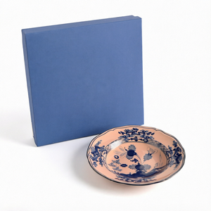 Assiette creuse de 9 pouces en porcelaine européenne émaillée, nouveau modèle multicolore de haute qualité, service de table champêtre, coffret cadeau, écologique - Product Image 1