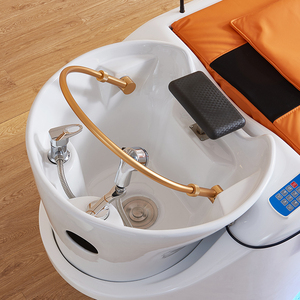 Cama de Masaje Eléctrica Japonesa con Lavacabezas y Silla de Lavado para Salón, con Función de Masaje de Cabeza para Tailandia - Product Image 4