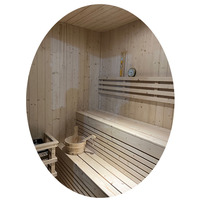 Meilleures salles de sauna à vapeur en bois Intérieur traditionnel d'usine Chaleur sèche Sauna de relaxation Bain de vapeur extérieur au design moderne