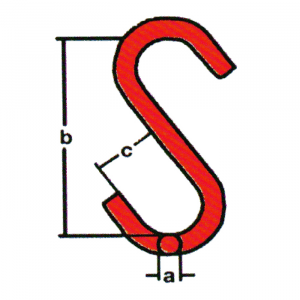 Ganci a S ad alta resistenza | forma aperta - Product Image 1