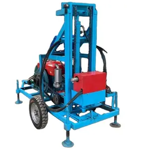 Professional 160m Diesel Hydraulic Small Portable Water Well Drilling Rig/Water Well Drilling Machine