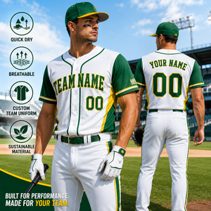 Kaos Baseball Kustom Berkualitas Tinggi Unisex Logo Bordir Jersey Pendek Cetak MOQ Rendah Pakaian Olahraga Grosir Cepat Kering - Product Image 1