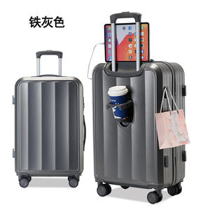 工厂OEM定制大20/24/28英寸运动风格硬滚动行李箱防刮ABS + 电脑行李箱重量轻旅行 - Product Image 4