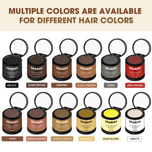 Poudre densifiante imperméable OEM 10g Mankani pour dissimuler la perte de cheveux et épaissir la ligne des cheveux - Product Image 2