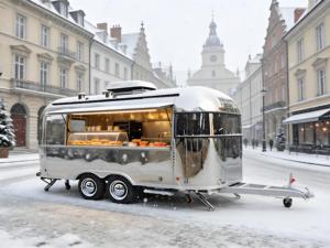 Rimorchio per Cibo Selvatico della Lapplandia con Stazione per Zuppa di Renne e Pentola per Zuppa di <span class=keywords><strong>Salmone</strong></span> per Char Artico, Bacche di Lingon e Piadine - Product Image 1