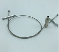 Kit de accesorios de iluminación LED, Cable de techo de suspensión, varillas de alambre de acero colgantes para TV por cable, Internet satelital, incluye soldadura