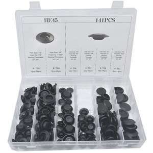 Tapones de Goma para Automóviles Shuangxuan HE45, 141 Piezas, Tapones Universales de PVC para Reparación de Carrocería - Product Image 3