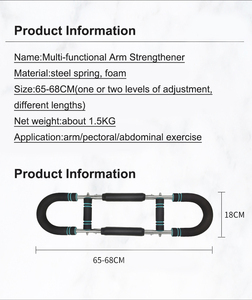 Adjustable Chest Expander Multi-Functional Arm Strength Device Twister Arm <strong>Exerciser</strong> for Home Use - Product Image 3