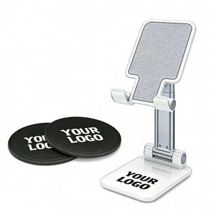 Promotion Business Gift Factory <b>Stand</b> Foldable Custom Logo Adjustable Height Desktop Mobile Phone Holder Mount <b>Stand</b> Wholesale - Product Image 1