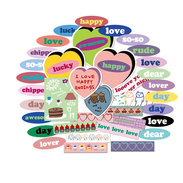 Custom Decorative Phone Stickers Die Cut Vinyl Stickers Mobile Phone Decoration Sticker