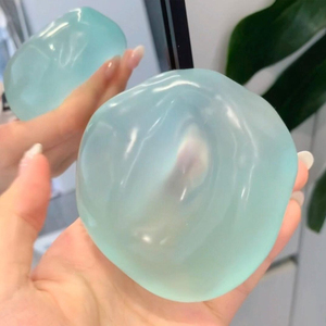 New Product Colorful 6cm Maltose Glossy Blue Coconut Oil <b>Ball</b> Soft Slow Rebound Stress Relief <b>Squeeze</b> Squishy Toy for Kids - Product Image 3