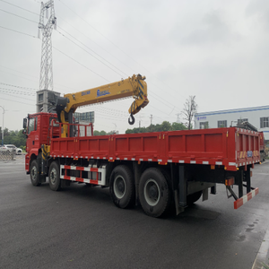 شاحنة سحب صينية من شاكمان بـ 8 عجلات وحمولة 16 طن مع رافعة 8 أطنان للبيع بسعر مخفض - Product Image 6