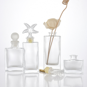 Rõ ràng rỗng hương liệu Jar container độc đáo hình nước hoa thủy tinh Reed khuếch tán chai bán buôn sang trọng 150ml - Product Image 3