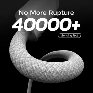 Cable de carga rápida 2 en 1 trenzado tipo C IOS 8 pines PD 60W 20W Compatible con iPhone para Samsung USB C Cargador rápido para - Product Image 6