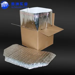 Almacenamiento en frío y entrega Aislamiento de carne fría Revestimiento de embalaje térmico Aislamiento impermeable Revestimiento de caja de papel de aluminio