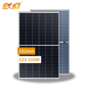 Esg fabricantes de painel solar na china, grau pv sistema casa mono stalline silicone 500w 550 w painel solar