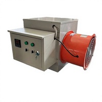 Chauffe-air électrique automatique en acier inoxydable avec moteur et tension 110-415V pour usage en construction