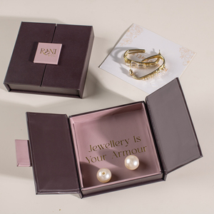 Wholesale Custom Logo Luxury Recyclable Paper Jewelry Box Packaging with New Dual-Opening for Jewelry <strong>Rings</strong> <strong>Storage</strong> - Product Image 4