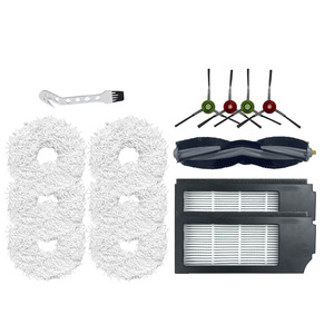 Accessoires pour aspirateur robot Ecovacs T10, ensemble de brosses principales, filtres et tampons de nettoyage, compatibles avec X1omni Turbo, usage domestique - Product Image 1