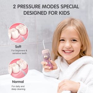 Irrigador Bucal para Niños, Irrigador <span class=keywords><strong>Dental</strong></span> Inalámbrico para Niños y Aparatos Ortodóncicos, Irrigador <span class=keywords><strong>Dental</strong></span> de Agua para la Limpieza de los Dientes de los Niños - Product Image 5