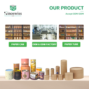 Cilindro Logotipo personalizado Tubo de papel Embalaje Cajas de embalaje redondas para pequeñas empresas - Product Image 6