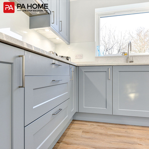 Gabinete <span class=keywords><strong>de</strong></span> <span class=keywords><strong>cocina</strong></span> azul claro con coctelera <span class=keywords><strong>de</strong></span> diseño clásico moderno personalizado <span class=keywords><strong>de</strong></span> fábrica <span class=keywords><strong>de</strong></span> PA listo para montar con asas - Product Image 3