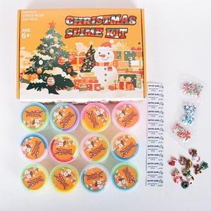 Kit de Slime Personalizado, Suave y No Pegajoso, de Doble Color, Tipo Mantequilla, para Adultos y Niños, Recuerdos de Fiesta con Adornos - Product Image 3