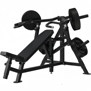 Máquina <span class=keywords><strong>de</strong></span> Press <span class=keywords><strong>de</strong></span> Pecho <span class=keywords><strong>con</strong></span> Bancos <span class=keywords><strong>de</strong></span> Ejercicio Independientes y Brazos Convergentes Ajustables, <span class=keywords><strong>Banco</strong></span> Plano e Inclinado para Hombros, Equipo <span class=keywords><strong>de</strong></span> Gimnasio en Casa - Product Image 1