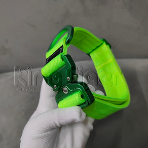 Collar de perro táctico con hebilla de aluminio ligera Forro de neopreno suave Patrón de impresión Diseño personalizable - Product Image 6