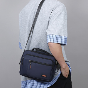 Sac à main pour homme personnalisé, style business décontracté, grande capacité, multi-compartiments, sacoche élégante, sac bandoulière - Product Image 6